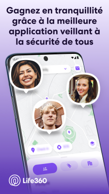 Capture d'écran de l'application Life360 Localiser Famille Amis - #1