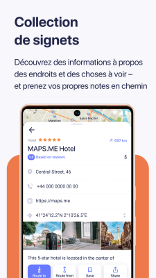 Capture d'écran de l'application MAPS.ME - Cartes hors ligne - #5