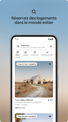 Capture d'écran de l'application Airbnb - #1