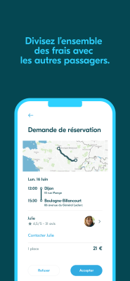 Capture d'écran de l'application BlaBlaCar - Trouver des compagnons de voyage - #5