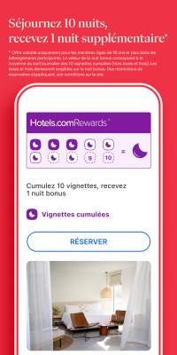 Capture d'écran de l'application Hotels.com - #6