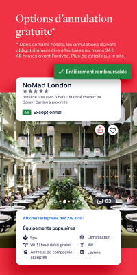 Capture d'écran de l'application Hotels.com - #8