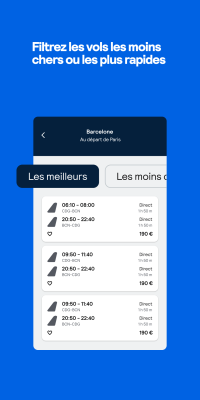 Capture d'écran de l'application Skyscanner - #3