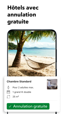 Capture d'écran de l'application Booking.com - plus de 750 000 hôtels - #3