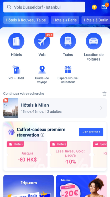 Capture d'écran de l'application Trip.com - #2
