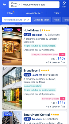 Capture d'écran de l'application Trip.com - #7