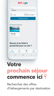 Capture d'écran de l'application trivago - #1