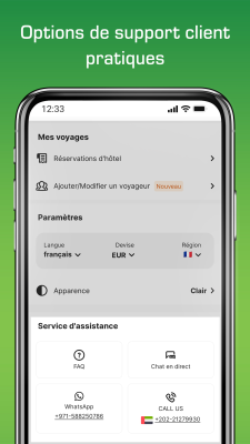 Capture d'écran de l'application Wego - Hôtels et vols - #6