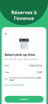 Capture d'écran de l'application Bolt: Demandez un Trajet 24/7 - #5