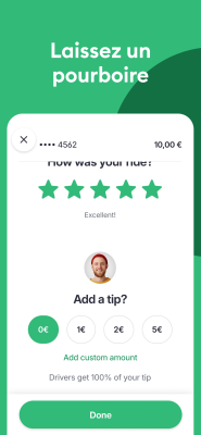 Capture d'écran de l'application Bolt: Demandez un Trajet 24/7 - #6