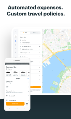 Capture d'écran de l'application Gett : livraison et taxi en un - #4