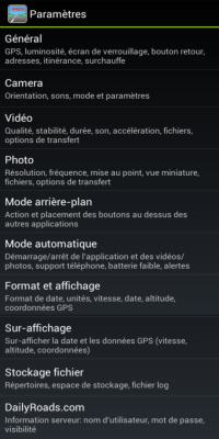 Capture d'écran de l'application DailyRoads Voyager - #3