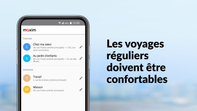 Capture d'écran de l'application maxim - commande de taxis, livraison de nourriture et de repas - #4