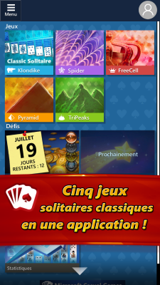 Capture d'écran de l'application Microsoft Solitaire Collection - #2