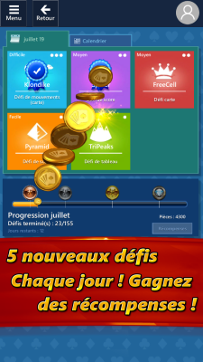 Capture d'écran de l'application Microsoft Solitaire Collection - #7