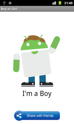 Capture d'écran de l'application Boy or Girl - #3