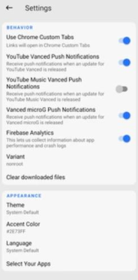 Capture d'écran de l'application Vanced microG - #3