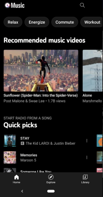 Capture d'écran de l'application Vanced Music - #4