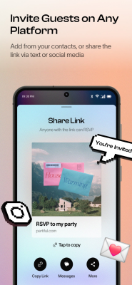 Capture d'écran de l'application Partiful - #3