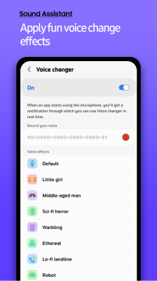 Capture d'écran de l'application Sound Assistant - #8