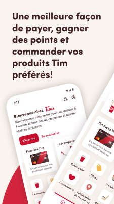 Capture d'écran de l'application Tim Hortons - #1