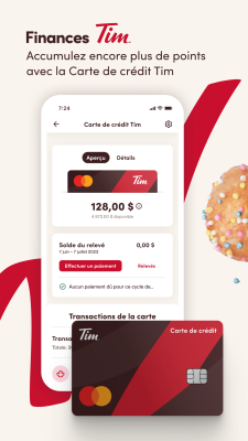 Capture d'écran de l'application Tim Hortons - #3