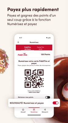 Capture d'écran de l'application Tim Hortons - #5