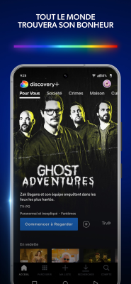Capture d'écran de l'application discovery+ - #3