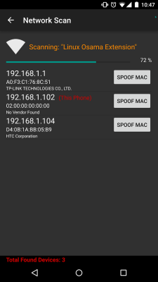 Capture d'écran de l'application Wifi Mac Changer - #7