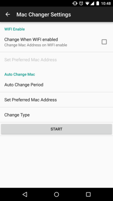 Capture d'écran de l'application Wifi Mac Changer - #8
