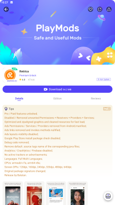 Capture d'écran de l'application PlayMods - #4