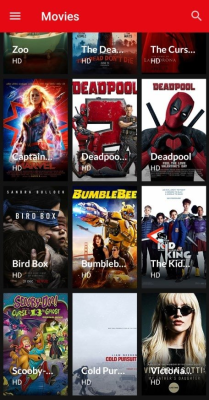 Capture d'écran de l'application Redflix - #3
