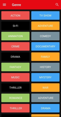 Capture d'écran de l'application Redflix - #4