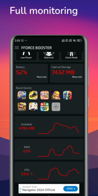 Capture d'écran de l'application FForce Booster - #3