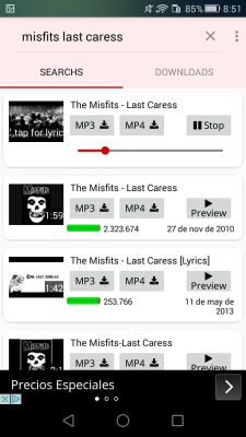 Capture d'écran de l'application YT3 Music Downloader - #2