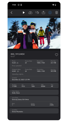 Capture d'écran de l'application Blackmagic Camera - #5