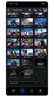 Capture d'écran de l'application Blackmagic Camera - #6