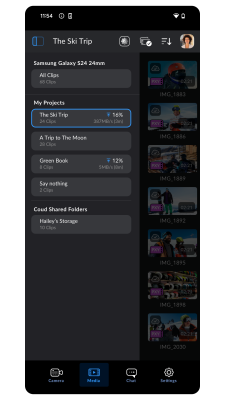 Capture d'écran de l'application Blackmagic Camera - #7