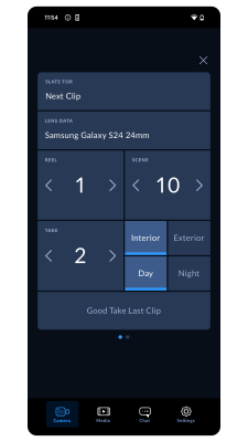 Capture d'écran de l'application Blackmagic Camera - #8
