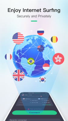 Capture d'écran de l'application Now VPN - #1