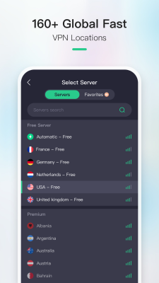 Capture d'écran de l'application Now VPN - #3
