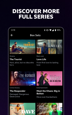 Capture d'écran de l'application BBC iPlayer - #2