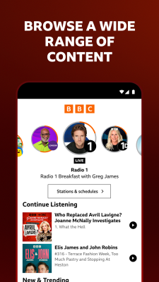 Capture d'écran de l'application BBC Sounds - #4