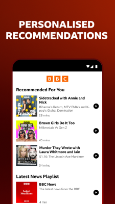 Capture d'écran de l'application BBC Sounds - #5