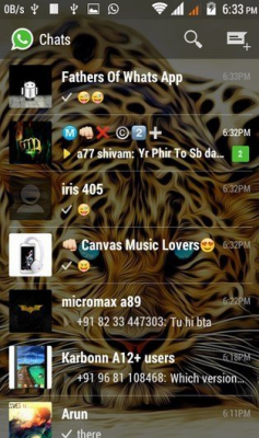 Capture d'écran de l'application WhatsApp Transparent - #1