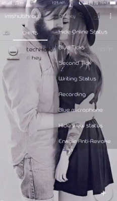 Capture d'écran de l'application WhatsApp Transparent - #3