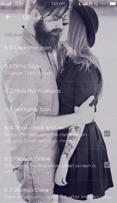 Capture d'écran de l'application WhatsApp Transparent - #4