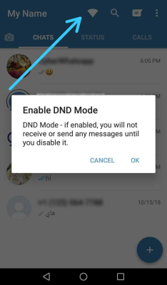 Capture d'écran de l'application WhatsApp Blue - #5