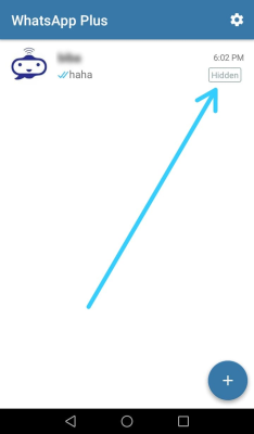 Capture d'écran de l'application WhatsApp Blue - #6