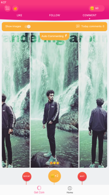 Capture d'écran de l'application InstaUp - #4